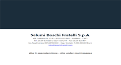 Desktop Screenshot of boschifratelli.com