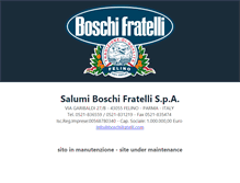 Tablet Screenshot of boschifratelli.com